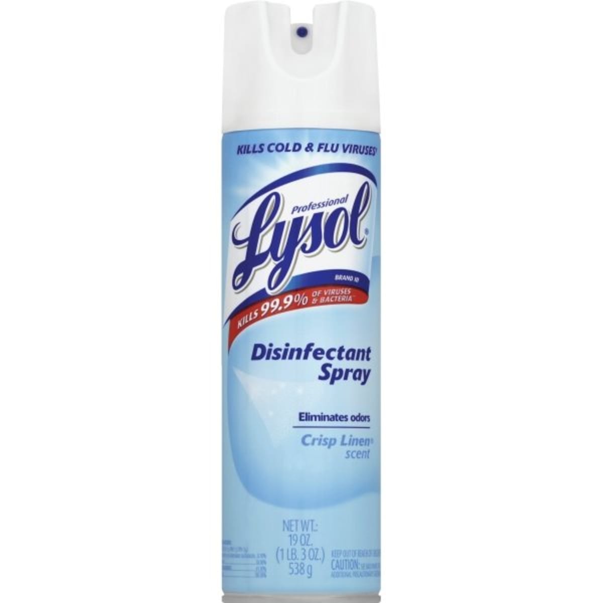 SPECIAL Lysol Disinfectant Spray, Crisp Linen, 19 oz, 12/CS