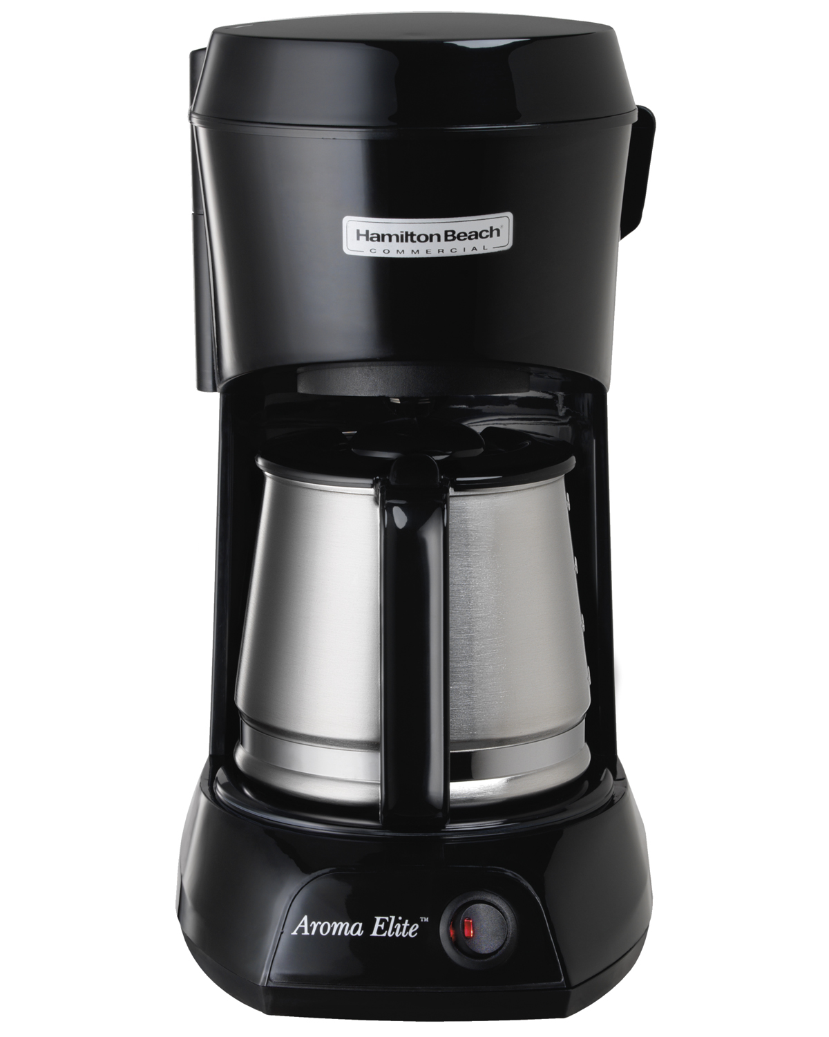Hamilton Beach, Coffee Maker, 4 Cup, Black/Stainless Steel