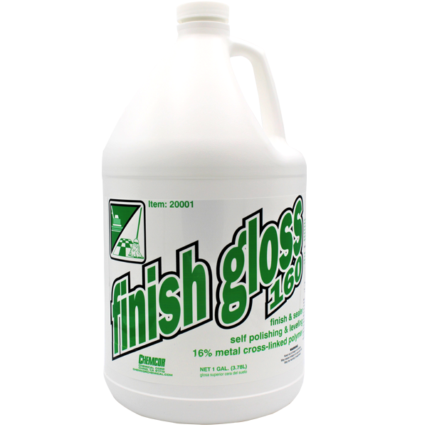 Floor Cleaner & Poly Wax, 1 Gal, 4/CS