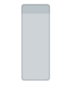 Law/Rate Card Holder for Guest Room, 5” x 13”, Vinyl w/ Adhesive Backing
