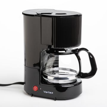New Vertex, 4 Cup Coffee Maker, Black, Auto-Off