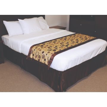 Earth Beige Bed Throws/Bed Scarves