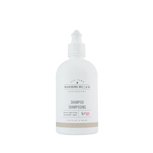 Woodbury Shampoo, Wall Mount, 500mL Non-Refill Bottles w/ Pump, 24/CS