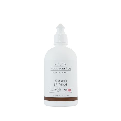 Woodbury Body Wash, Wall Mount, 500mL Non-Refill Bottles w/ Pump, 24/CS