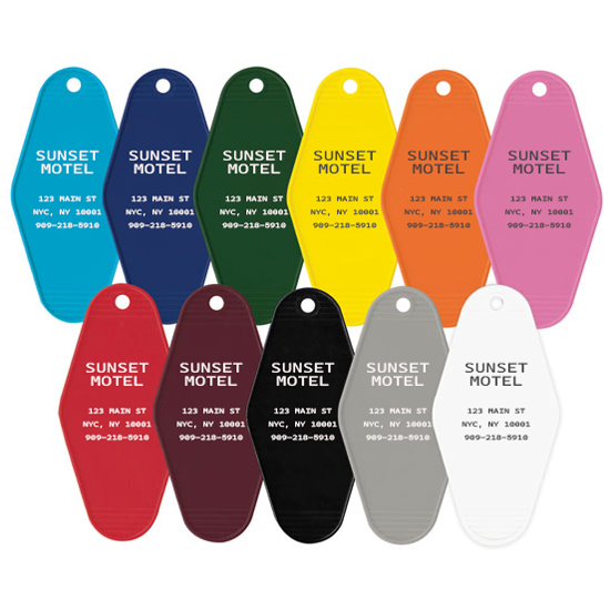 Custom Imprint 3.5in Key Tags